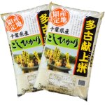 画像: 千葉県多古産 白米 こしひかり 10ｋｇ [5ｋｇ×2袋] 徳川献上米 令和6年産