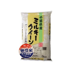 画像1: 千葉県産 無洗米 ミルキークイーン 5kg×1袋 令和6年産 向後米穀 (1)