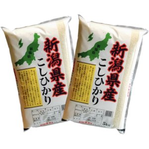 画像1: 新潟県産 白米 こしひかり 10kg [5kg×2袋] 令和6年産 (1)