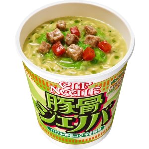 画像3: 「12個」カップヌードル 豚骨ジェノバ ビッグ 105g ×12個×1箱 日清 (3)