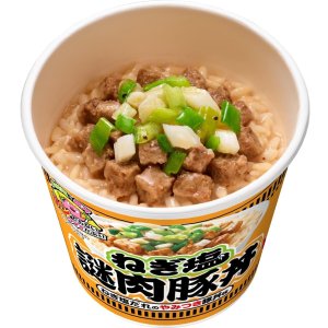 画像2: 「12個」　日清　カップヌードル ねぎ塩謎肉豚丼　112g ×6個×2箱　カップメシ　カレーメシ　ねぎ塩　謎肉　豚丼 (2)