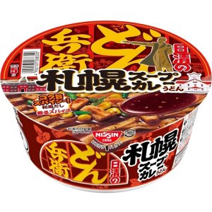 画像2: 「12個」　どん兵衛 札幌スープカレーうどん [和風だし×香るスパイス] 日清食品 カップ麺 84g　12個　1箱　札幌　北海道　スープカレー　うどん　和風だ (2)