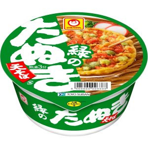 画像1: 【セール】「12個」マルちゃん　緑のたぬき天そば　東　101g　12個　1箱　東洋水産 (1)