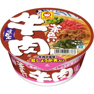 画像1: 「12個」マルちゃん　茶色い牛肉うどん　87g ×12個×1箱　東洋水産 (1)