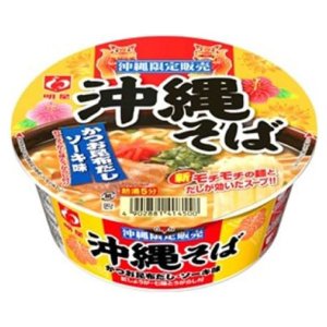 画像2: 「12個」明星 カップ 沖縄 そば 84g 12個 1箱 明星 (2)