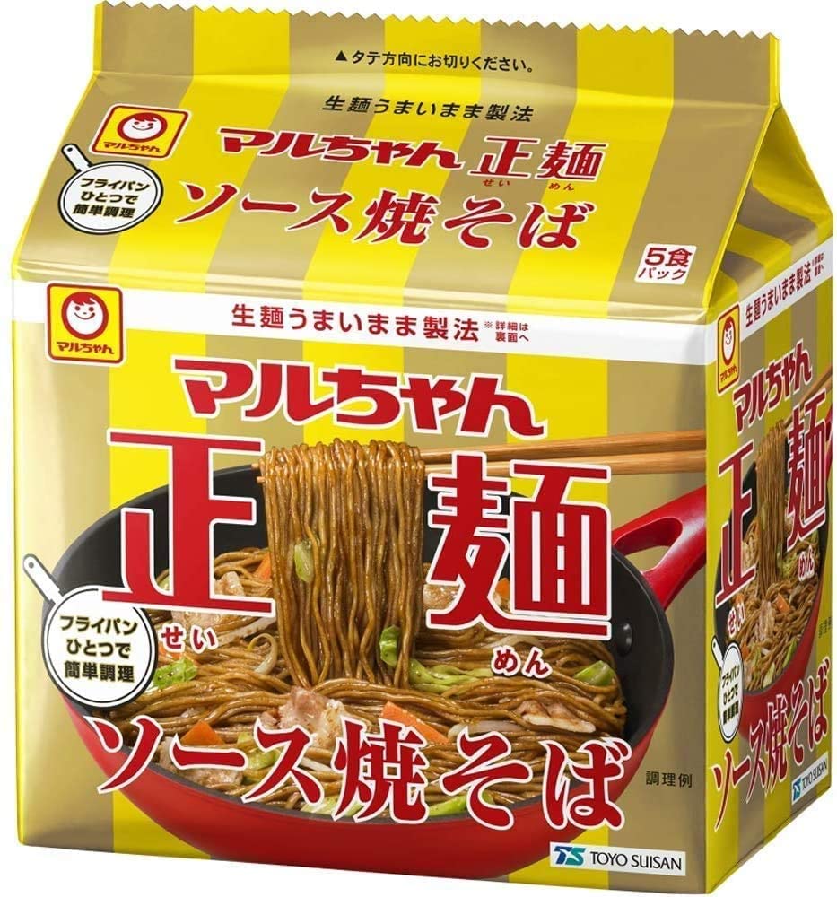 30個」マルちゃん 正麺 焼そば 5食P×6袋× 1箱