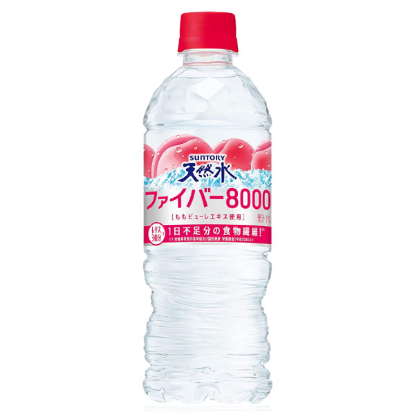 24本」 天然水 ファイバー8000 桃（冷凍兼用）540ml×24本×1箱 サントリー