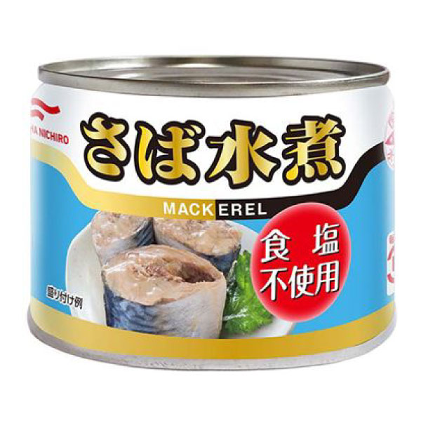 24缶」さば水煮 食塩不使用 190g×24缶×1箱 マルハニチロ MARUHA NICHIRO