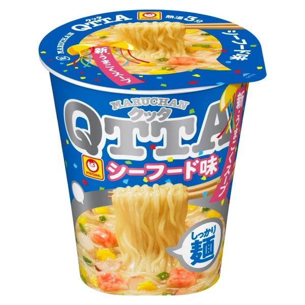 セール】「12個」QTTA シーフード味 80g ×12個×1箱 東洋水産 マル