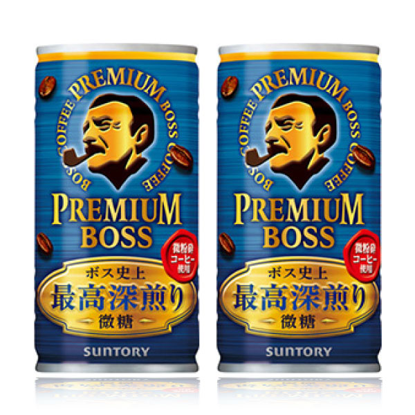 「60本」プレミアムボス 微糖 缶 185g ×30本×2箱 サントリー BOSS