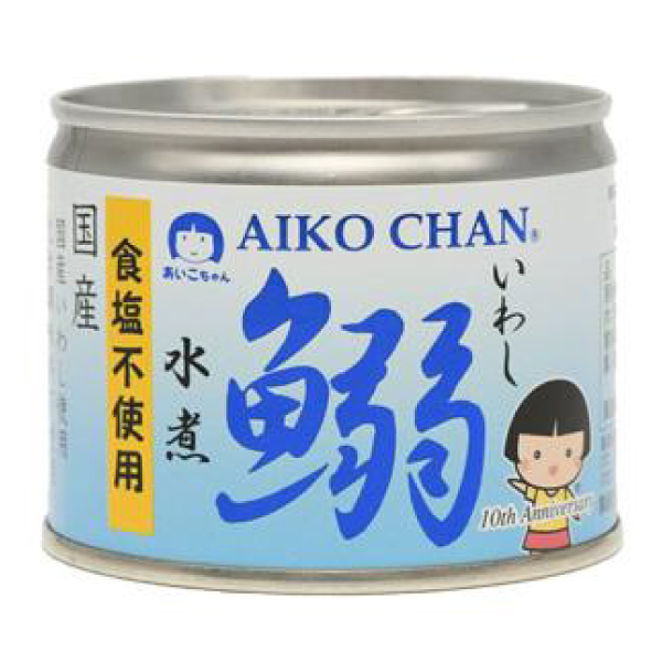 24缶」伊藤食品 あいこちゃん 鰯 水煮 食塩不使用 190g ×24缶×1箱 AIKO